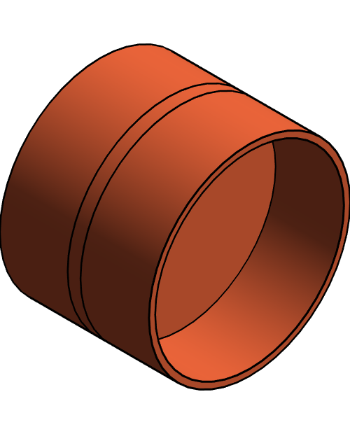 Fitting Coupling Equal NIBCO CxC Wrot 901