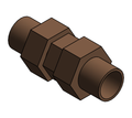 Fitting Coupling Heavy Flared NIBCO FLxFL Cast 101