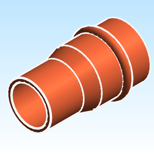 Fitting Coupling NIBCO FTGxP Wrot PC600 2