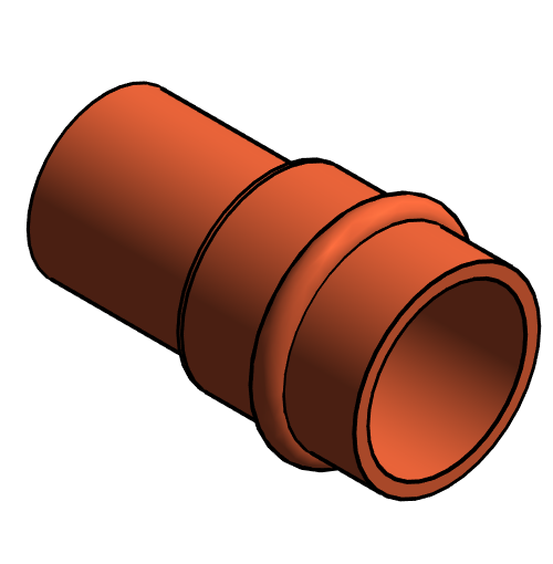 Fitting Coupling NIBCO FTGxP Wrot PC600 2
