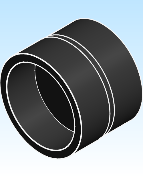 Fitting Coupling NIBCO HxH ABS DWV 5801