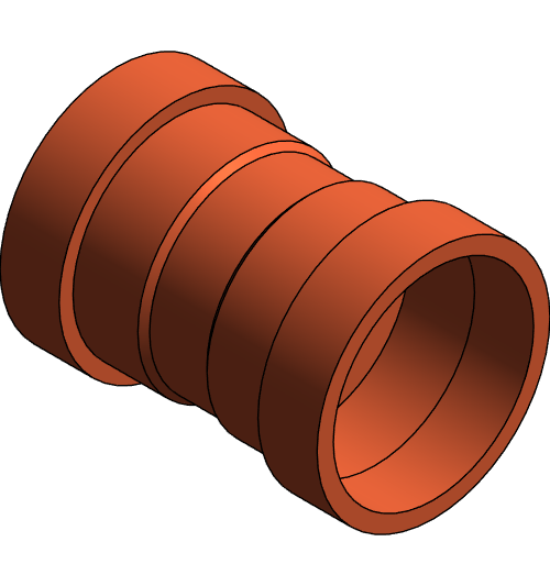 Fitting Coupling NIBCO PxP Wrot PC600 DS XLC
