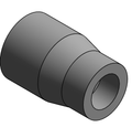 Fitting Coupling Reducing NIBCO Chemtrol CPVC 80 FPTxFPT 5101 3 3