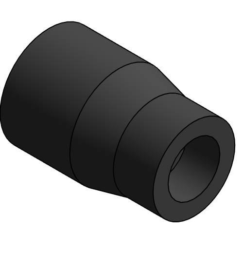 Fitting Coupling Reducing NIBCO Chemtrol PVC 80 FPTxFPT 4501 3 3