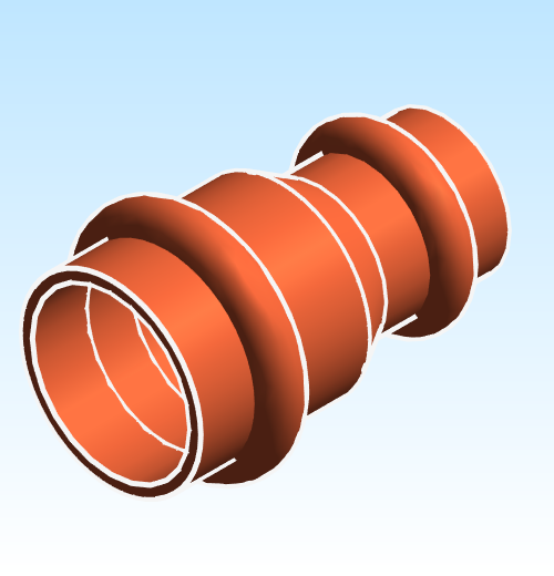 Fitting Coupling Reducing NIBCO PxP PressG PCH600 R