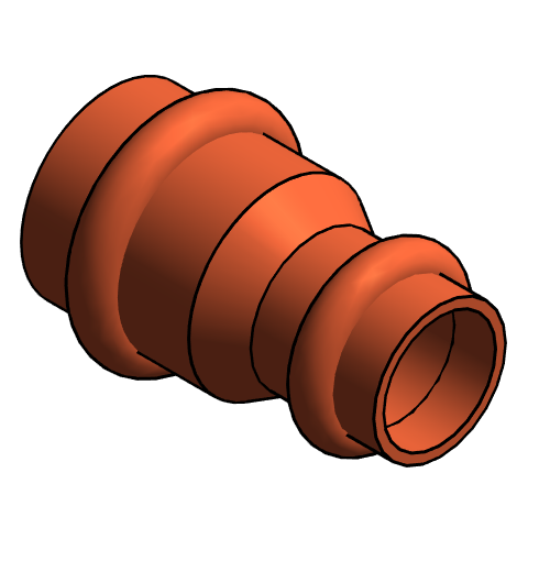 Fitting Coupling Reducing NIBCO PxP PressG PCH600 R