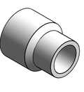 Fitting Coupling Reducing NIBCO SlipxSlip CPVC CTS 4701