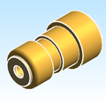 Fitting Coupling Reducing SharkBite Brass LF PEXxPEX