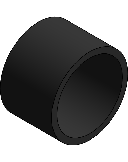 Fitting Coupling Repair NIBCO HxH ABS DWV 5801 RP