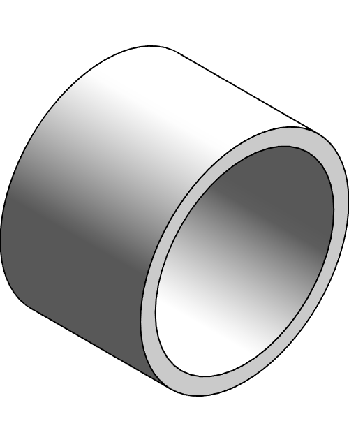Fitting Coupling Repair NIBCO HxH PVC DWV 4801 RP