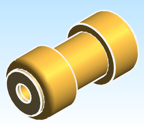 Fitting Coupling SharkBite Brass LF PEXxPEX