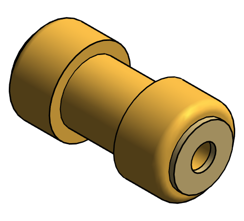 Fitting Coupling SharkBite Brass LF PEXxPEX