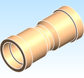 Fitting Coupling Viega MegaPress CuNi PxP 0515