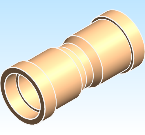 Fitting Coupling Viega MegaPress CuNi PxP 0515