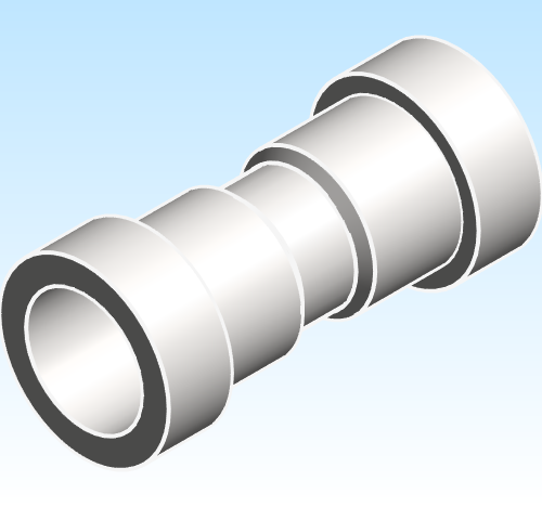 Fitting Coupling With Stop Mueller Carbon PRS PxP Small