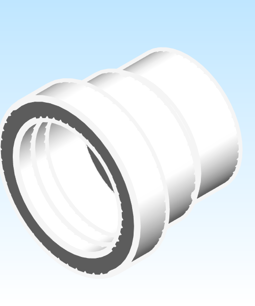 Fitting Coupling Adapter Gasketed Westlake HxH PVC DWV D Series