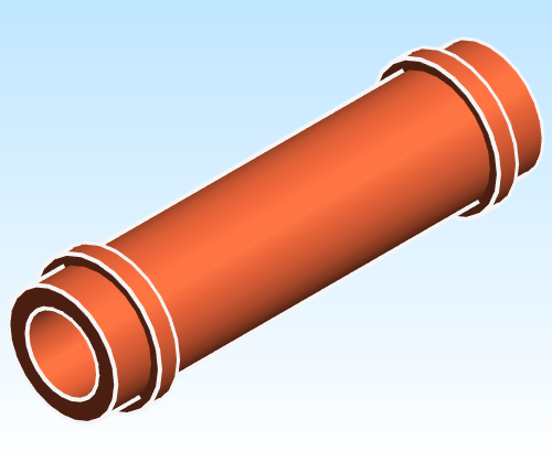 Fitting Coupling Extended No Stop Viega ProPress ZL PxP 2915 5