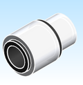 Fitting Coupling Reducing REHAU F1960 Polymer