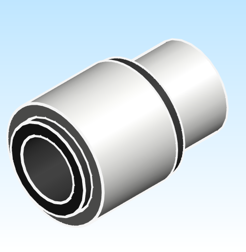 Fitting Coupling Reducing SharkBite F1960 Polymer