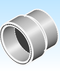 Fitting Coupling Reducing Westlake HxH PVC DWV DH Series