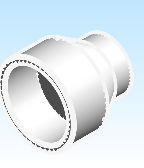 Fitting Coupling Reducing Westlake HxH PVC DWV DL Series