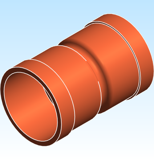 Fitting Coupling Stop Viega ProPress EPDM 0915 PxP 2 5in 4in