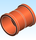 Fitting Coupling With Stop Mueller Streamline PRS PxP Large