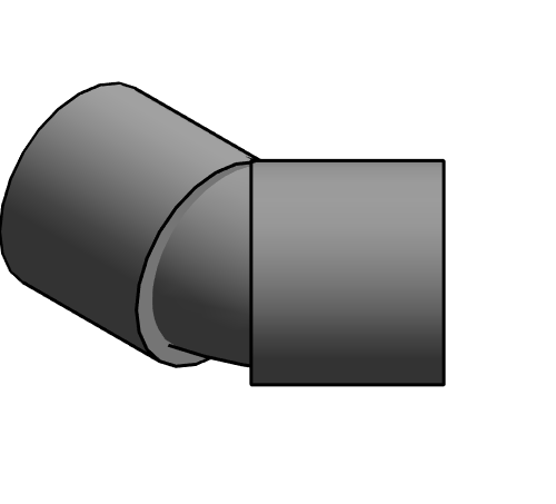Fitting Elbow 45 90 NIBCO Chemtrol CPVC 80 FPTxFPT 5106 3 3 5107 3 3