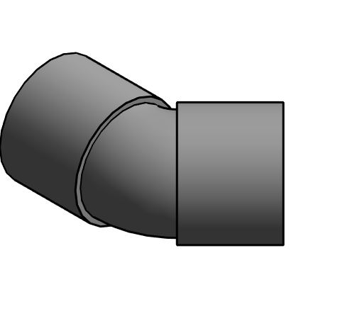 Fitting Elbow 45 90 NIBCO Chemtrol CPVC 80 SxS 5106 5107