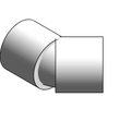 Fitting Elbow 45 90 NIBCO Chemtrol PP 80 FPTxFPT 6206 3 3 6207 3 3