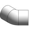 Fitting Elbow 45 90 NIBCO SlipxSlip PVC 40 4606 4607