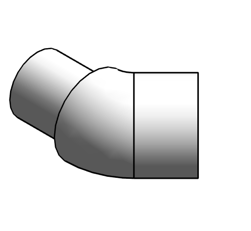 Fitting Elbow 45 90 NIBCO SpgxSlip CPVC CTS 4706 2 4707 2