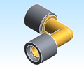 Fitting Elbow 90 Rehau EVERLOC+ Brass