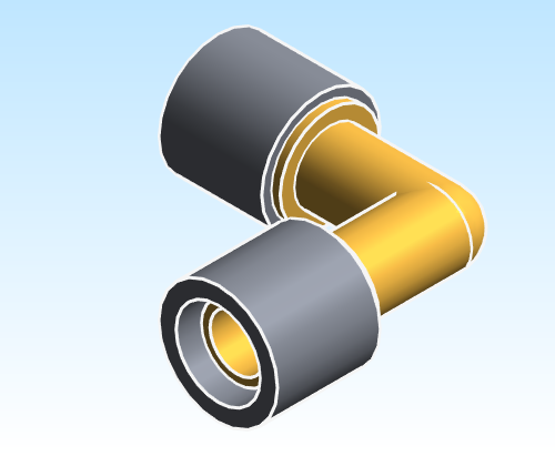 Fitting Elbow 90 Rehau EVERLOC+ Brass