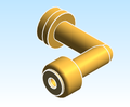 Fitting Elbow 90 SharkBite Brass LF PEXxFNPT