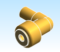 Fitting Elbow 90 SharkBite Brass LF PEXxMNPT