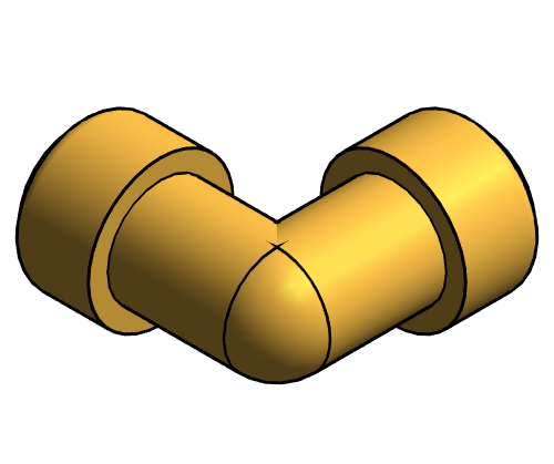 Fitting Elbow 90 SharkBite Brass LF PEXxPEX