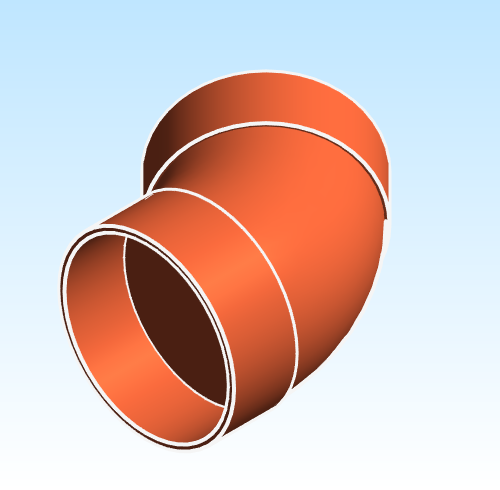 Fitting Elbow 90 45 Mueller Streamline CxC DW 204 DW 200