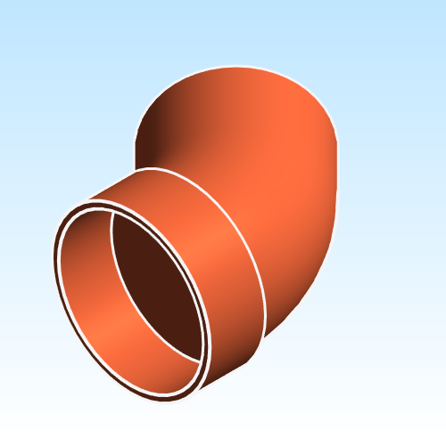 Fitting Elbow 90 45 Mueller Streamline CxFTG DW 205 DW 203