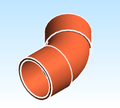 Fitting Elbow 90 45 Mueller Streamline XHP CxC