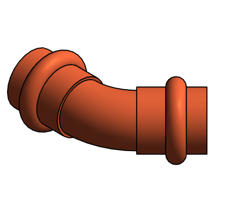 Fitting Elbow 90 45 NIBCO PxP Wrot PC606 PC607