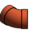 Fitting Elbow 90 60 45 NIBCO CxC Wrot 906 CB 907 CB