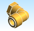 Fitting Elbow Adapter 90 SharkBite Brass LF PEXxFNPT