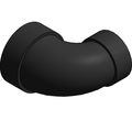 Fitting Elbow Closet Cap 90 NIBCO HxH ABS DWV 5807 CL