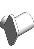 Fitting Elbow Drop Ear 90 NIBCO SlipxFIPT CPVC CTS 4707 3 5