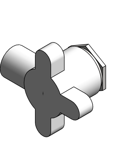 Fitting Elbow Drop Ear 90 NIBCO SlipxFIPT CPVC CTS 4707 3 5 SI