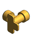 Fitting Elbow Drop Ear 90 SharkBite Brass LF PEXxPEX