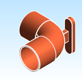 Fitting Elbow Drop Ear Mueller Streamline CxC C 210