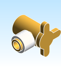 Fitting Elbow Drop Ear REHAU LF Brass PEXxFPT
