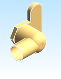 Fitting Elbow High Ear 90 Mueller Streamline CxFPT E 211HE